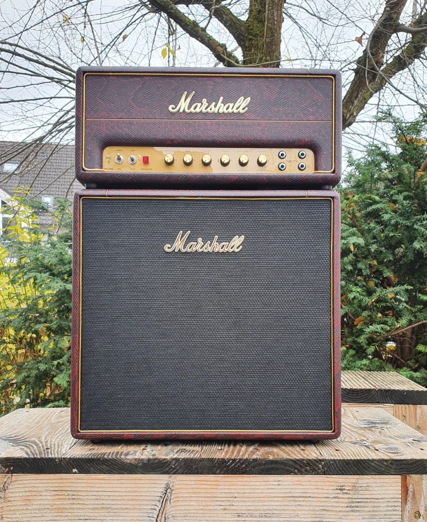 MARSHALL E-Gitarrentopteil, Studio Vintage + SV 1x12 Box Snakeskin 