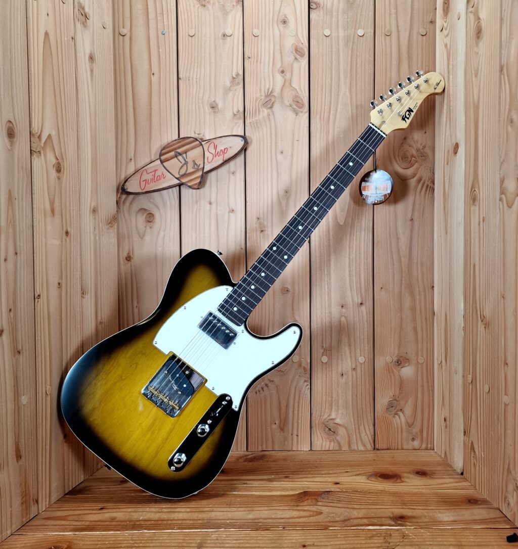 FGN E-Gitarre, Neo Classic TE210, SH Seymour Duncan PU, 2Tone Sunburst, Gigbag