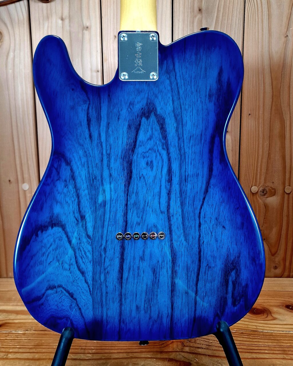 FGN E-Gitarre, Neo Classic TE100, SS FGN Pickups, See-Thru Blue Burst, Gigbag – Bild 9