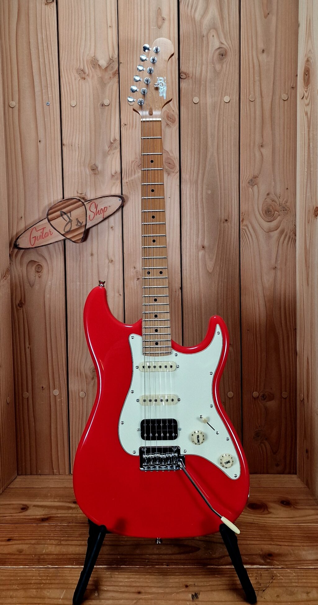 Jet Guitars JS-400 Coral Red – Bild 4