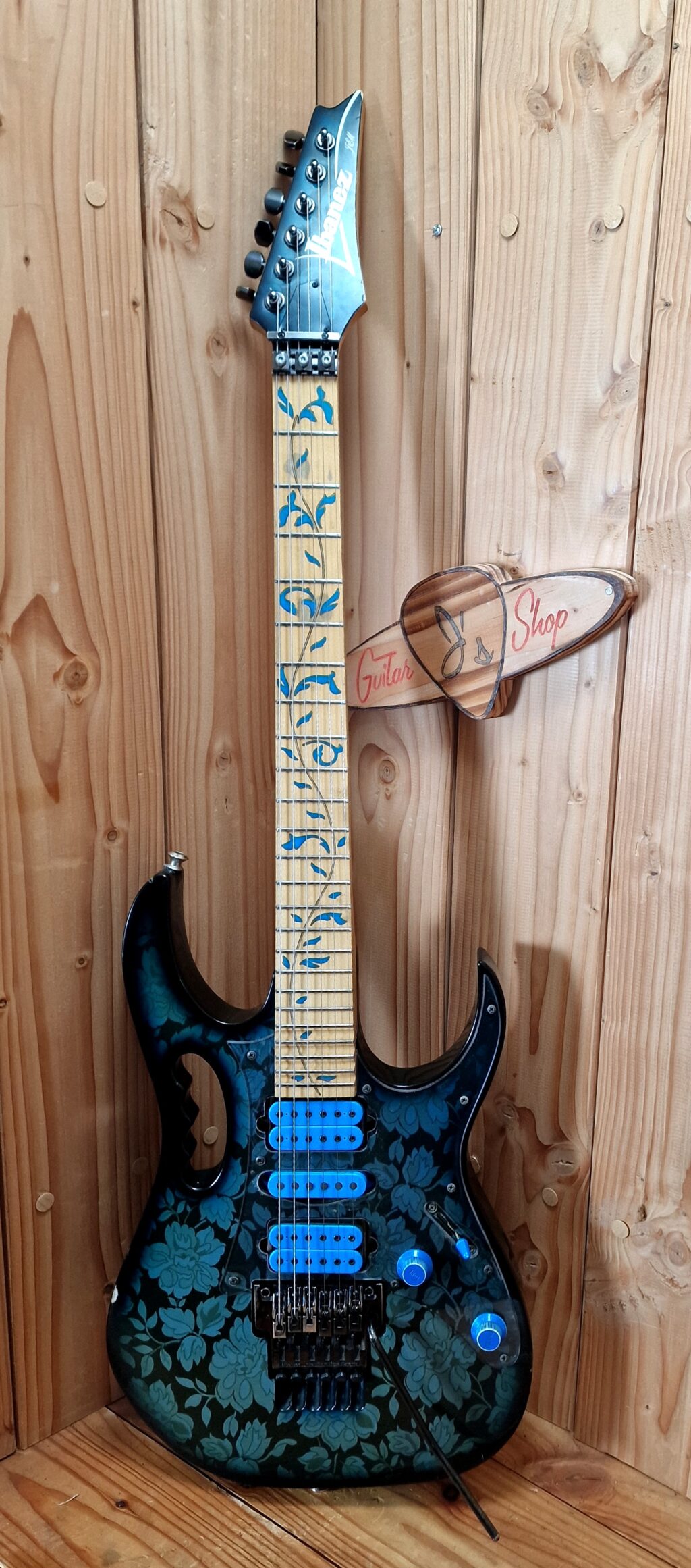 Ibanez JEM 77 BFP  Blue Floral Pattern, Bj.1991 Japan – Bild 9