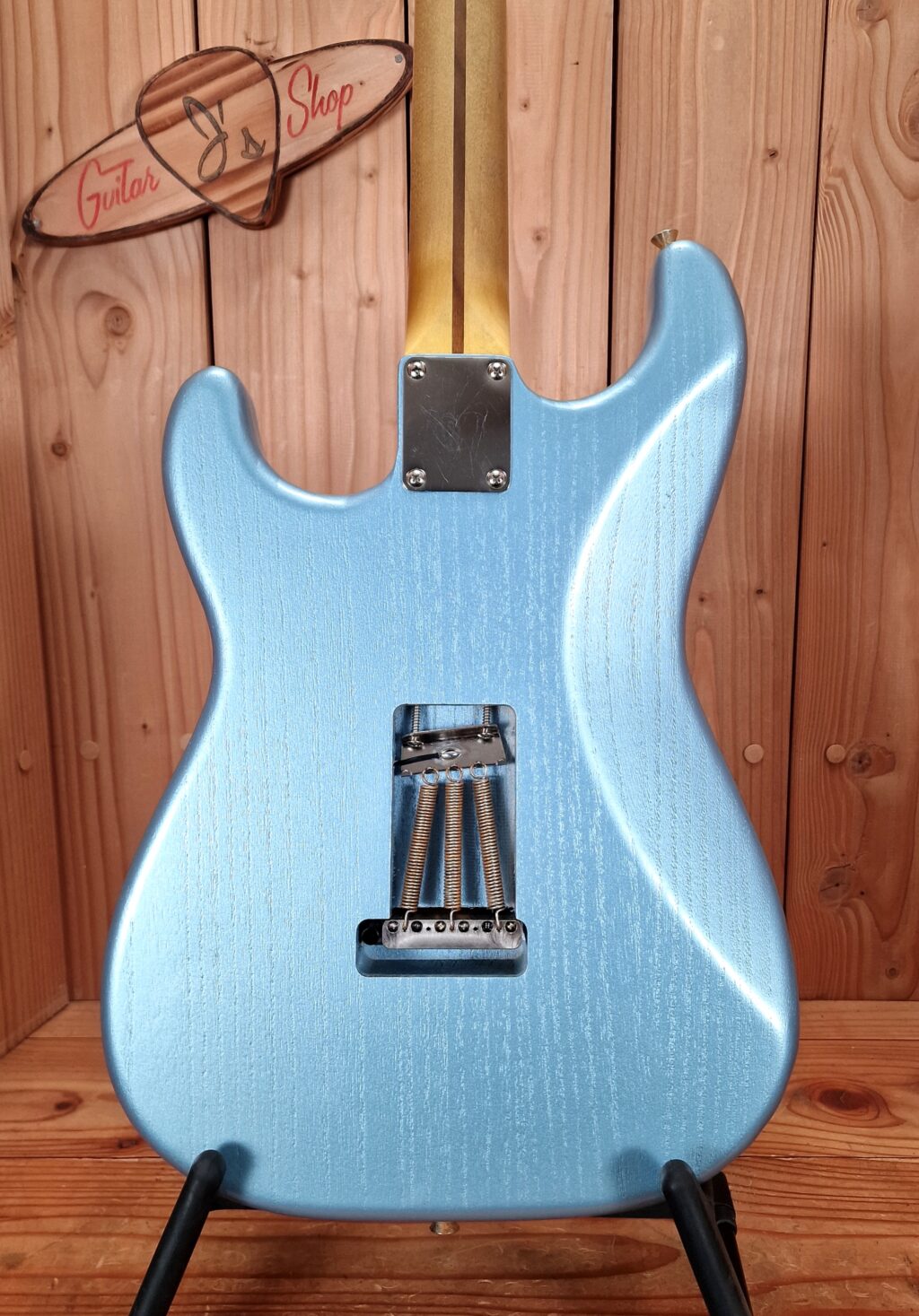 Kauffmann Guitars 56 S-Modell Aged, Ice Metallic Blue – Bild 8