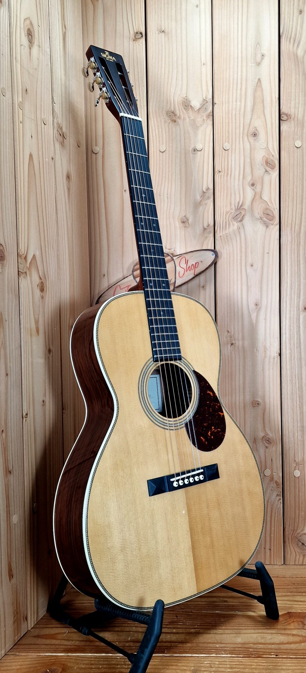 Sigma 000T-28S Westerngitarre mit Softshellcase – Bild 5