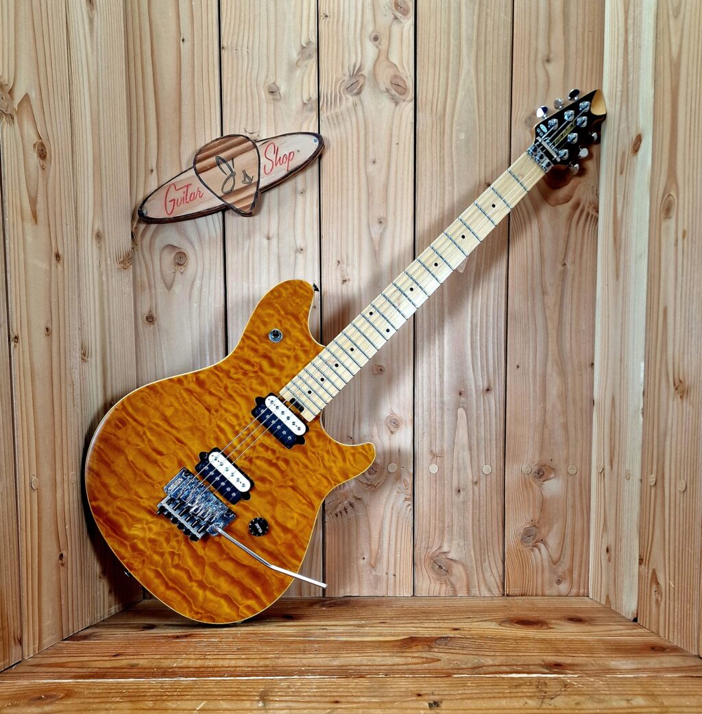 Peavey Wolfgang Special Amber Quilt Maple Top Bj.2003