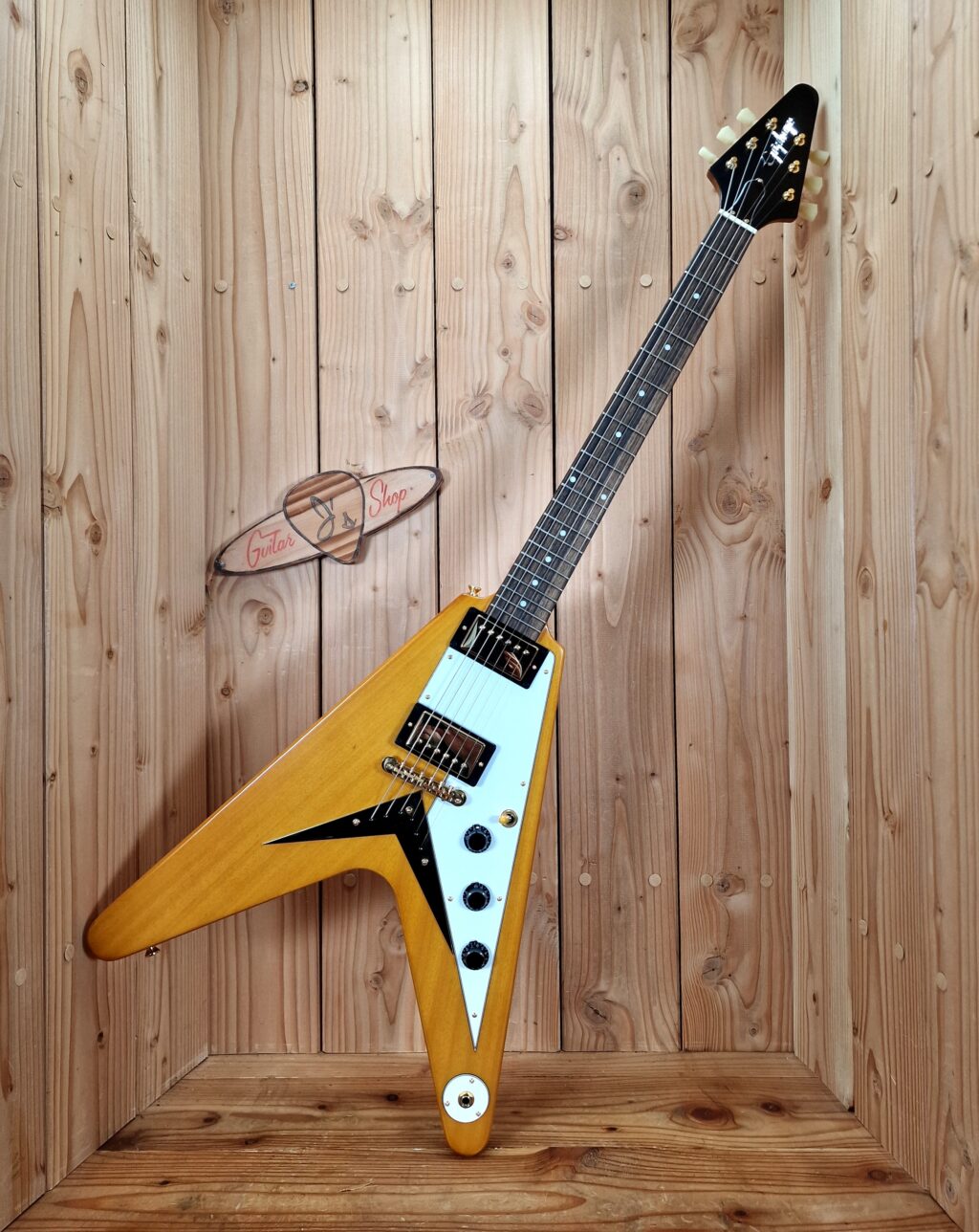 Epiphone Flying V Korina Aged Natural
