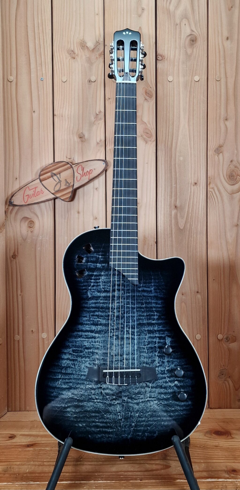 Cordoba Stage E- Klassikgitarre in Black Burst – Bild 6