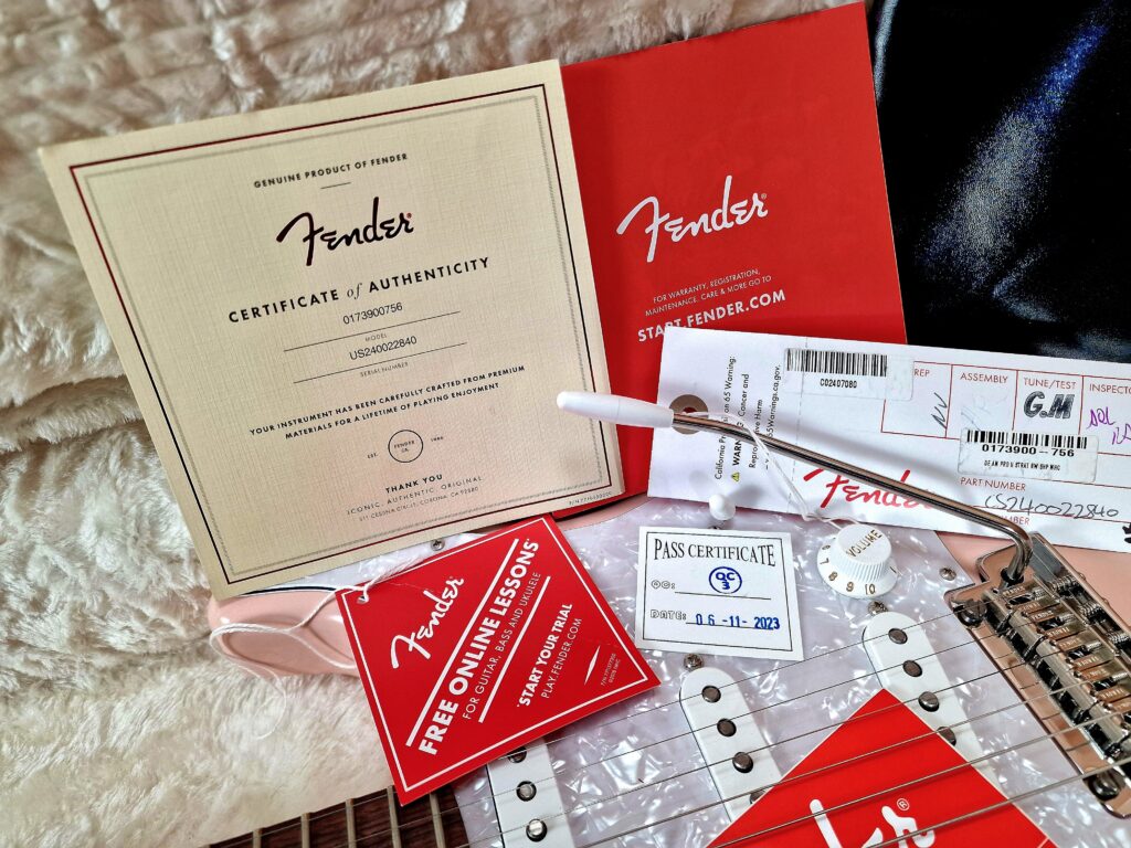 Fender Limited Edition American Professional II MHC Stratocaster Shell Pink, Bj. 2024 – Bild 6