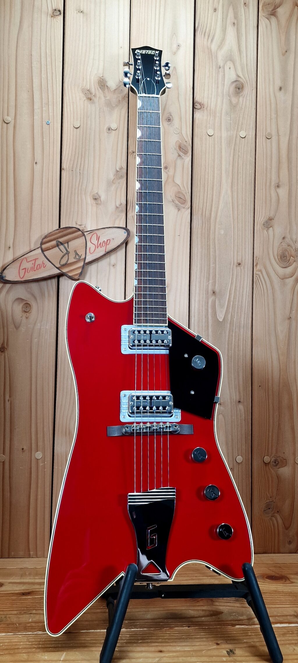 Gretsch G6199 Billy-Bo Jupiter Thunderbird, Firebird Red, Bj. 2023 &  3 ZZ Top Bücher – Bild 5