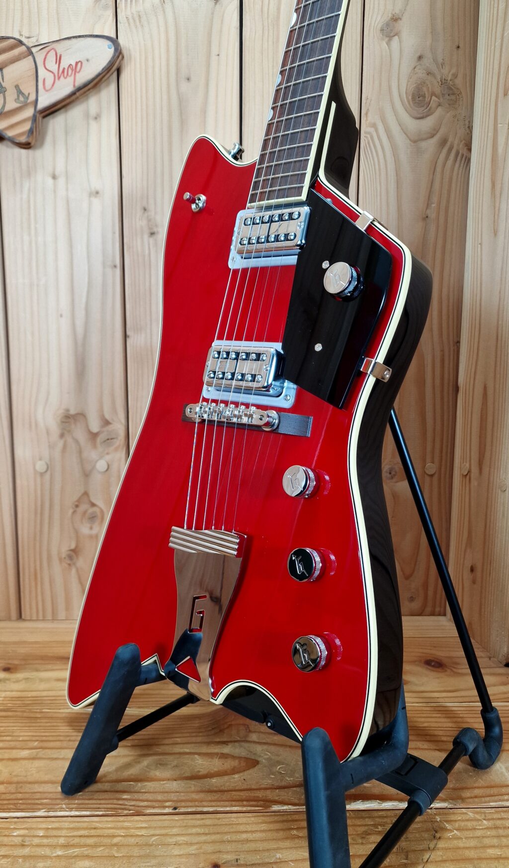 Gretsch G6199 Billy-Bo Jupiter Thunderbird, Firebird Red, Bj. 2023 &  3 ZZ Top Bücher – Bild 7