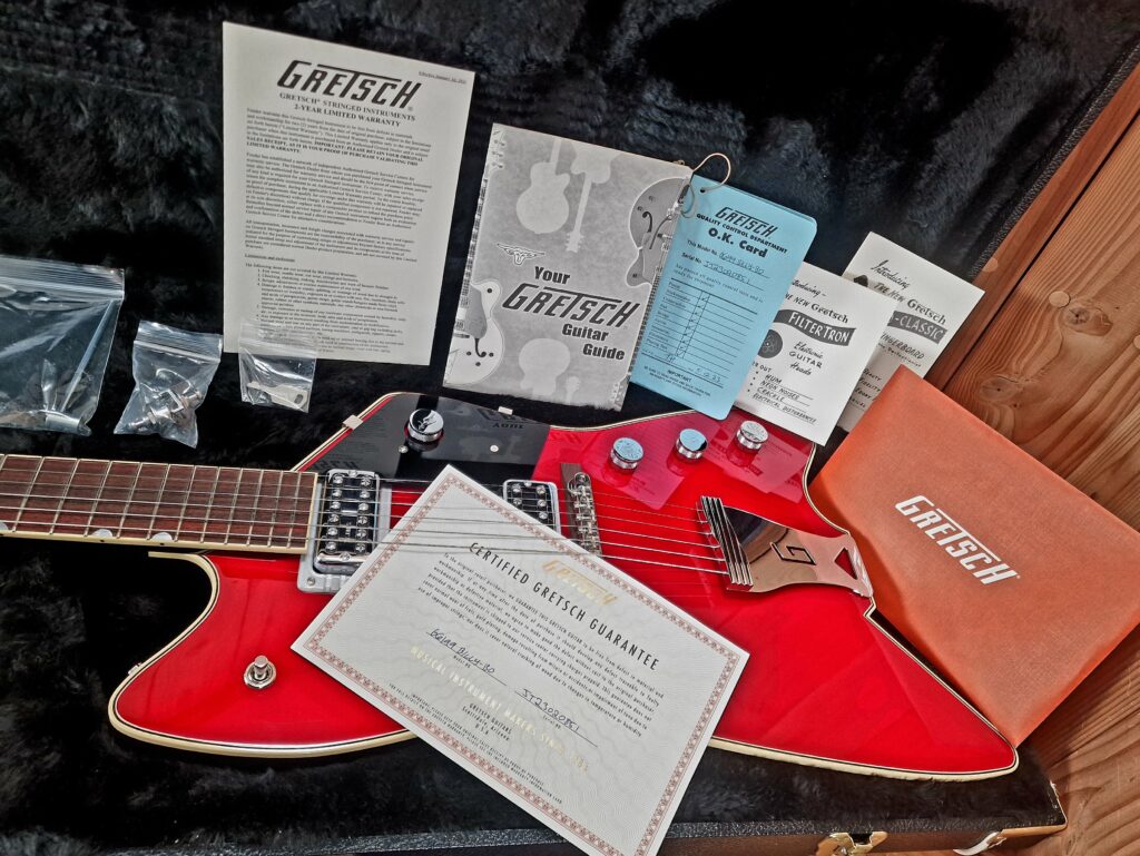 Gretsch G6199 Billy-Bo Jupiter Thunderbird, Firebird Red, Bj. 2023 &  3 ZZ Top Bücher – Bild 19