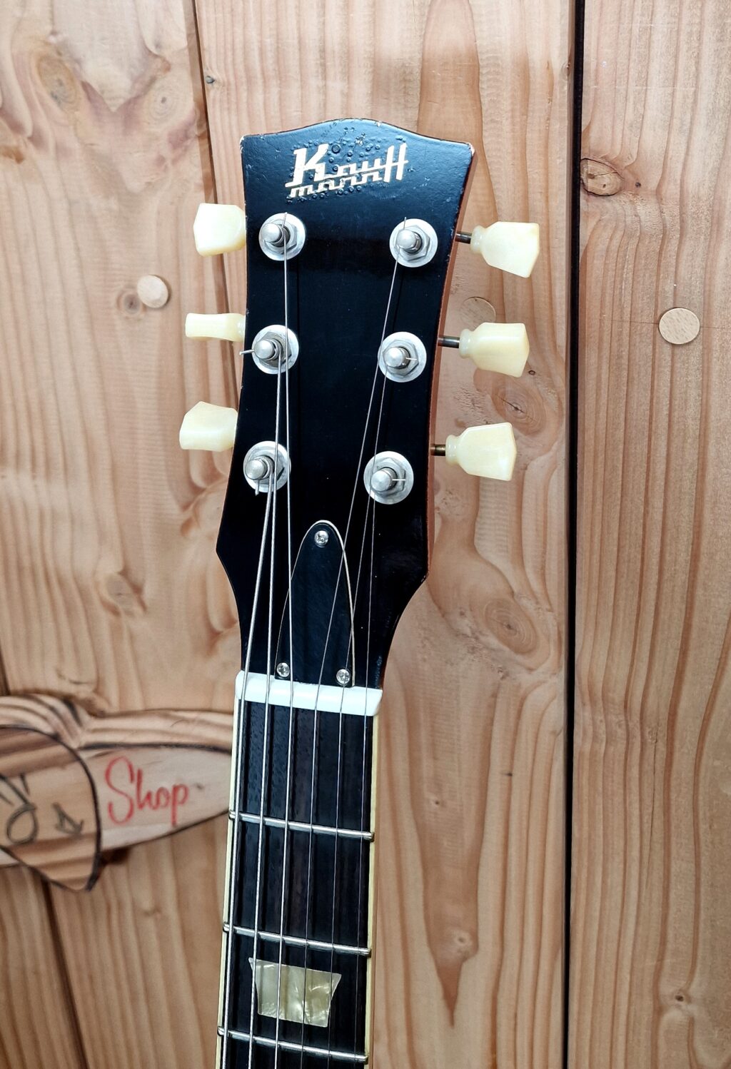 Kauffmann Guitars 59 SC Flamed Maple Top, Ice Tea Burst, light aged – Bild 5
