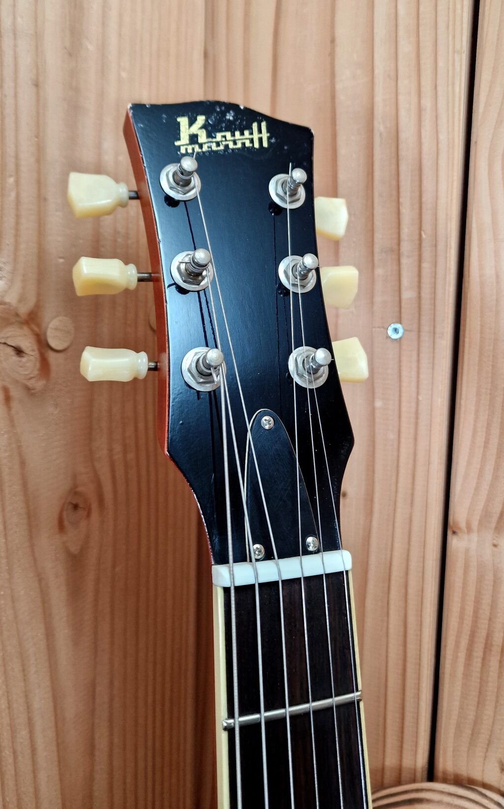 Kauffmann Guitars 59 SC Flamed Maple Top, Ice Tea Burst, light aged – Bild 18