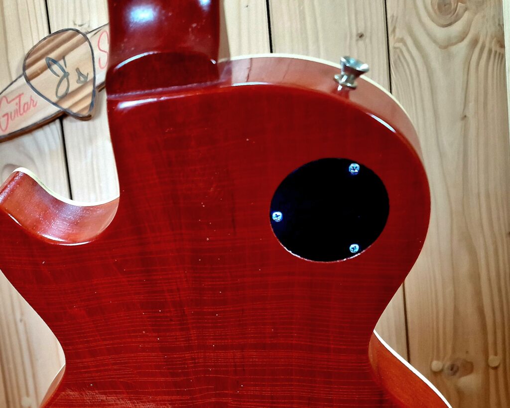 Kauffmann Guitars 59 SC Flamed Maple Top, Ice Tea Burst, light aged – Bild 24