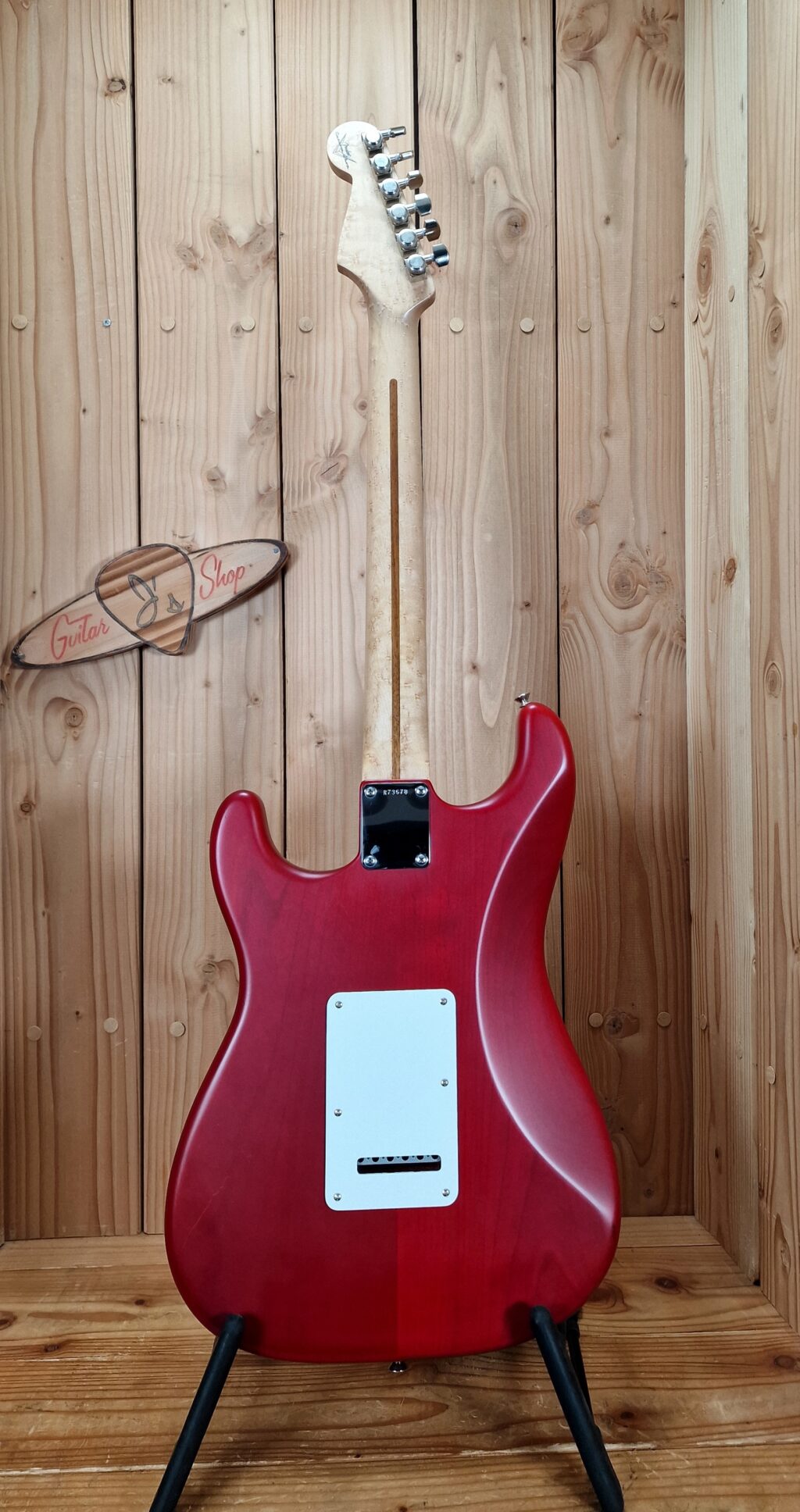 Fender Custom Shop Stratocaster, Custom Deluxe, Candy Red Satin Bj. 2014 – Bild 16