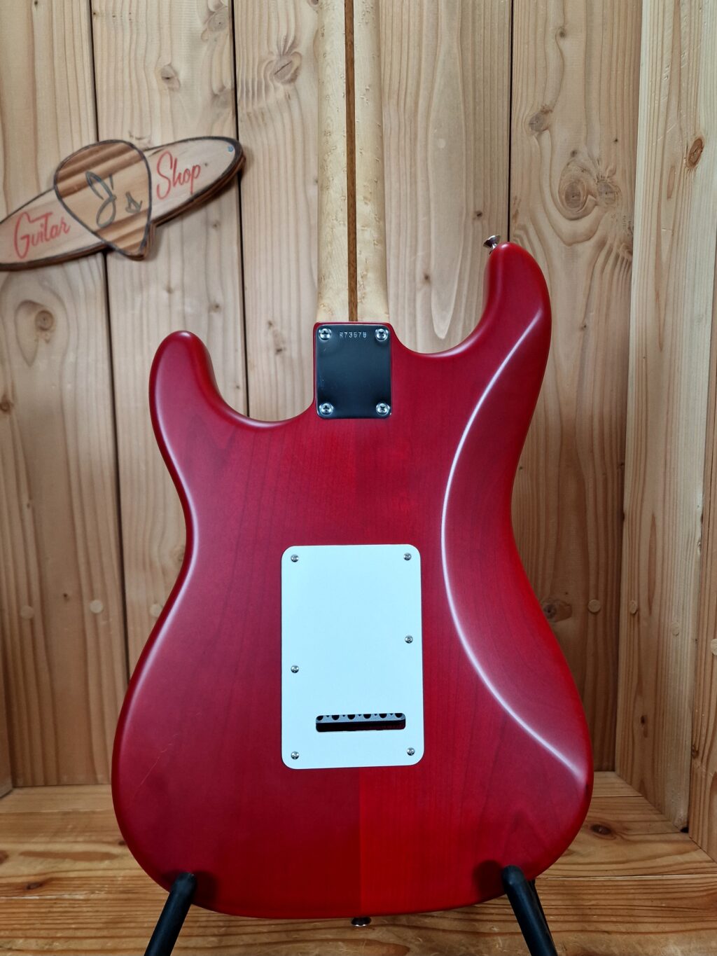 Fender Custom Shop Stratocaster, Custom Deluxe, Candy Red Satin Bj. 2014 – Bild 17