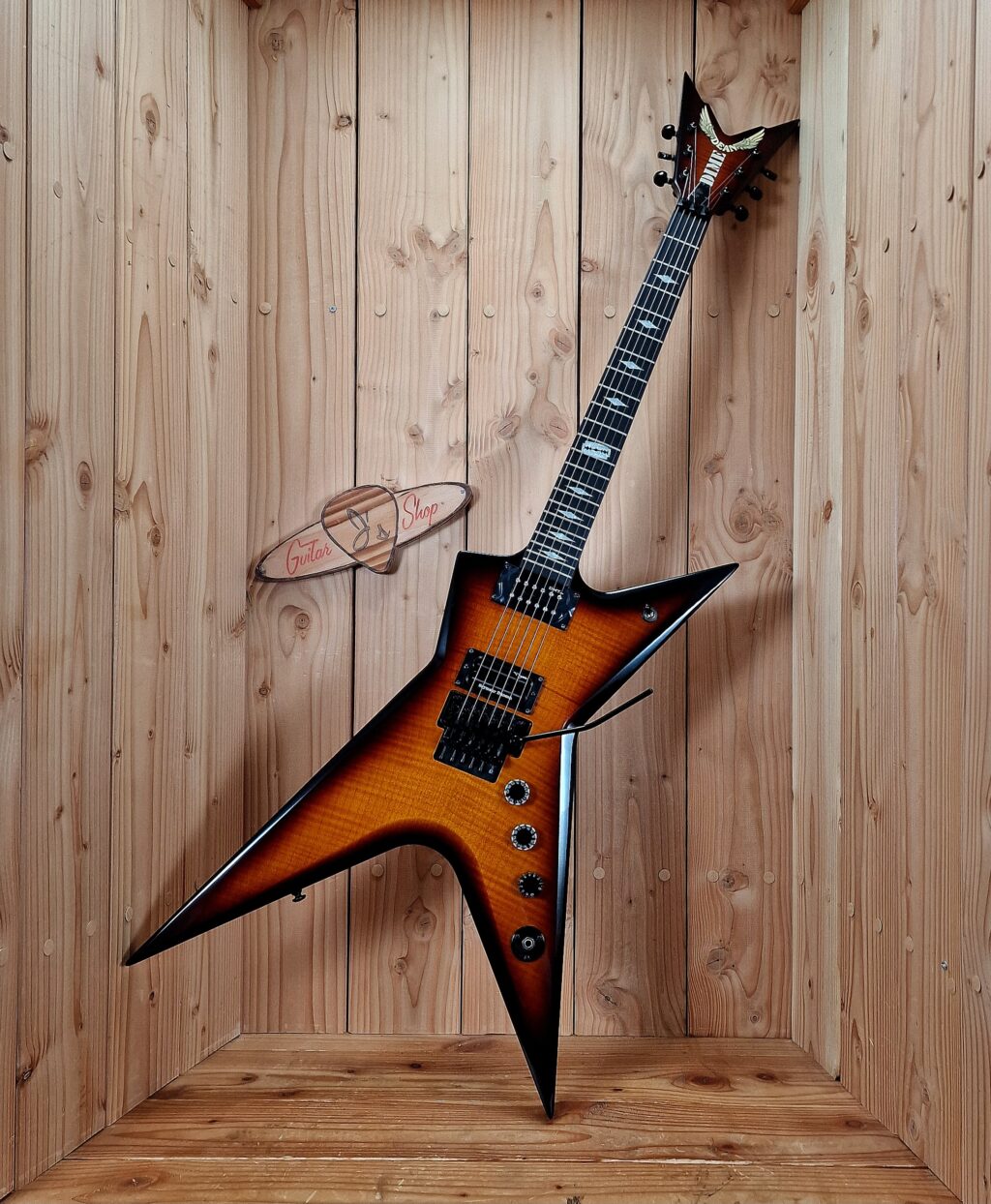 Dean Guitars Stealth Floyd FM - Trans Brazilia, mit Koffer, Dime, Bj. 2018