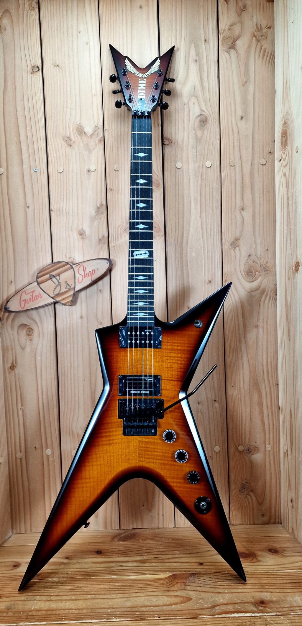 Dean Guitars Stealth Floyd FM - Trans Brazilia, mit Koffer, Dime, Bj. 2018 – Bild 6