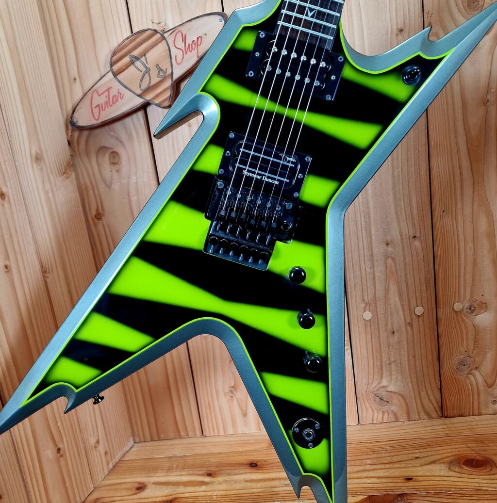 Dean Dimebag, Dime Razorback, Slime Green Bumblebee, mit Koffer, Bj. 2006 – Bild 2