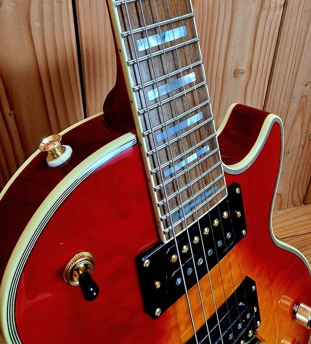 Epiphone Prophecy Les Paul Custom Plus GX HCS, Bj. 2018 mit Koffer – Bild 9