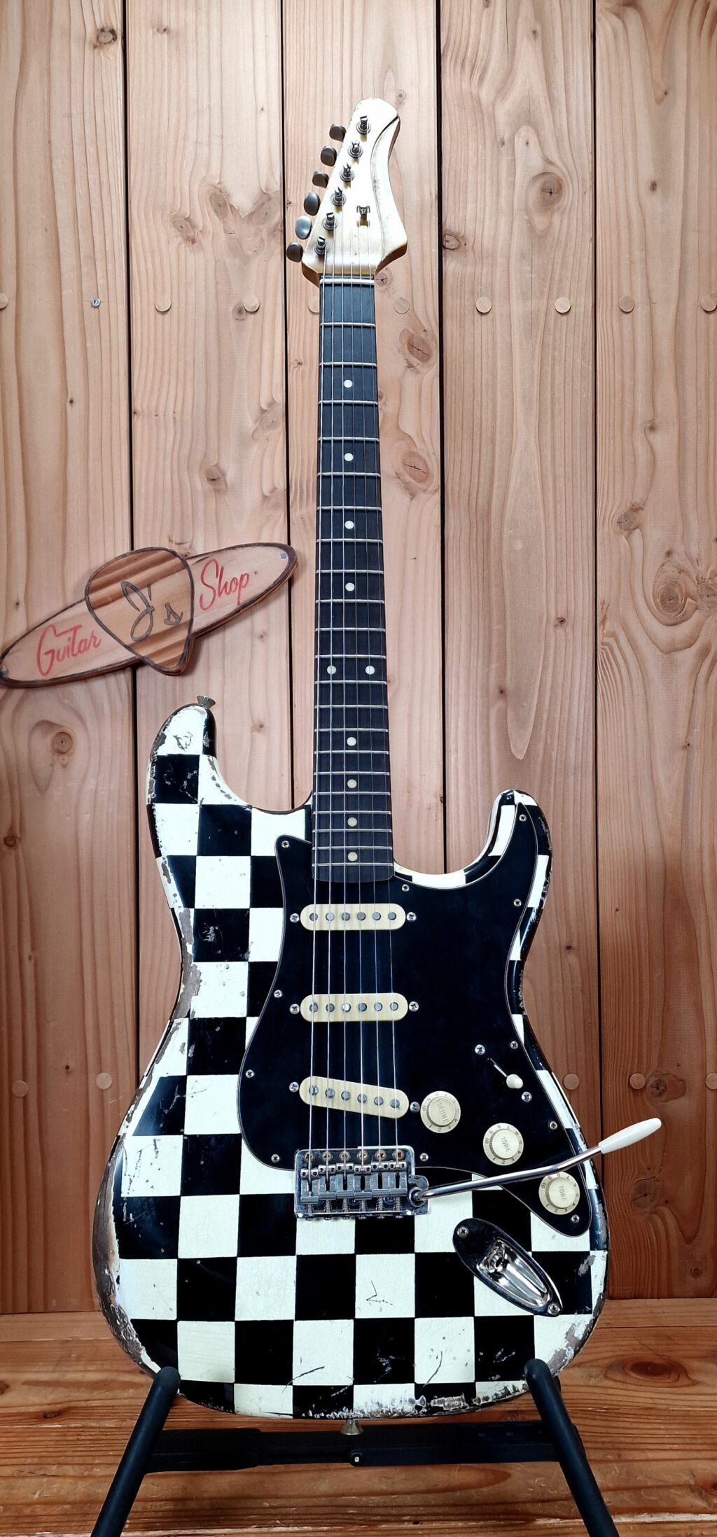 Kauffmann Guitars 63 S-Model Checkerboard, J´s Guitar Shop Limited Run – Bild 5