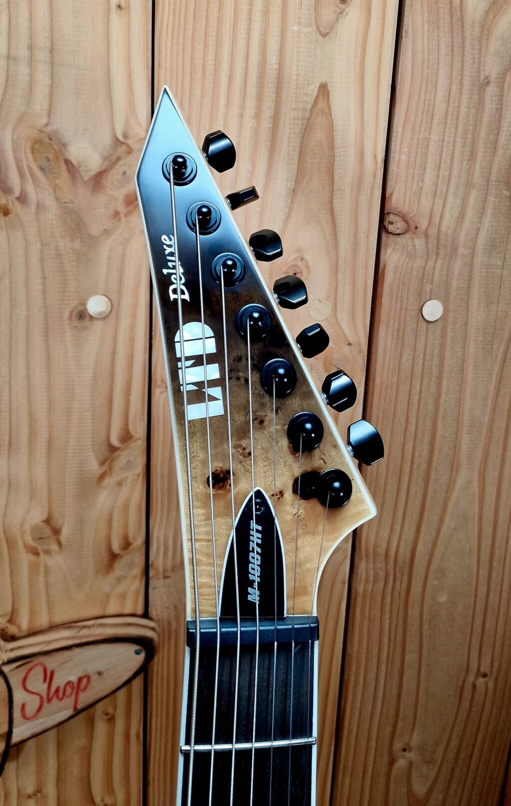 ESP LTD M-1007HT Black Fade, 7-saitige Metalgitarre – Bild 3