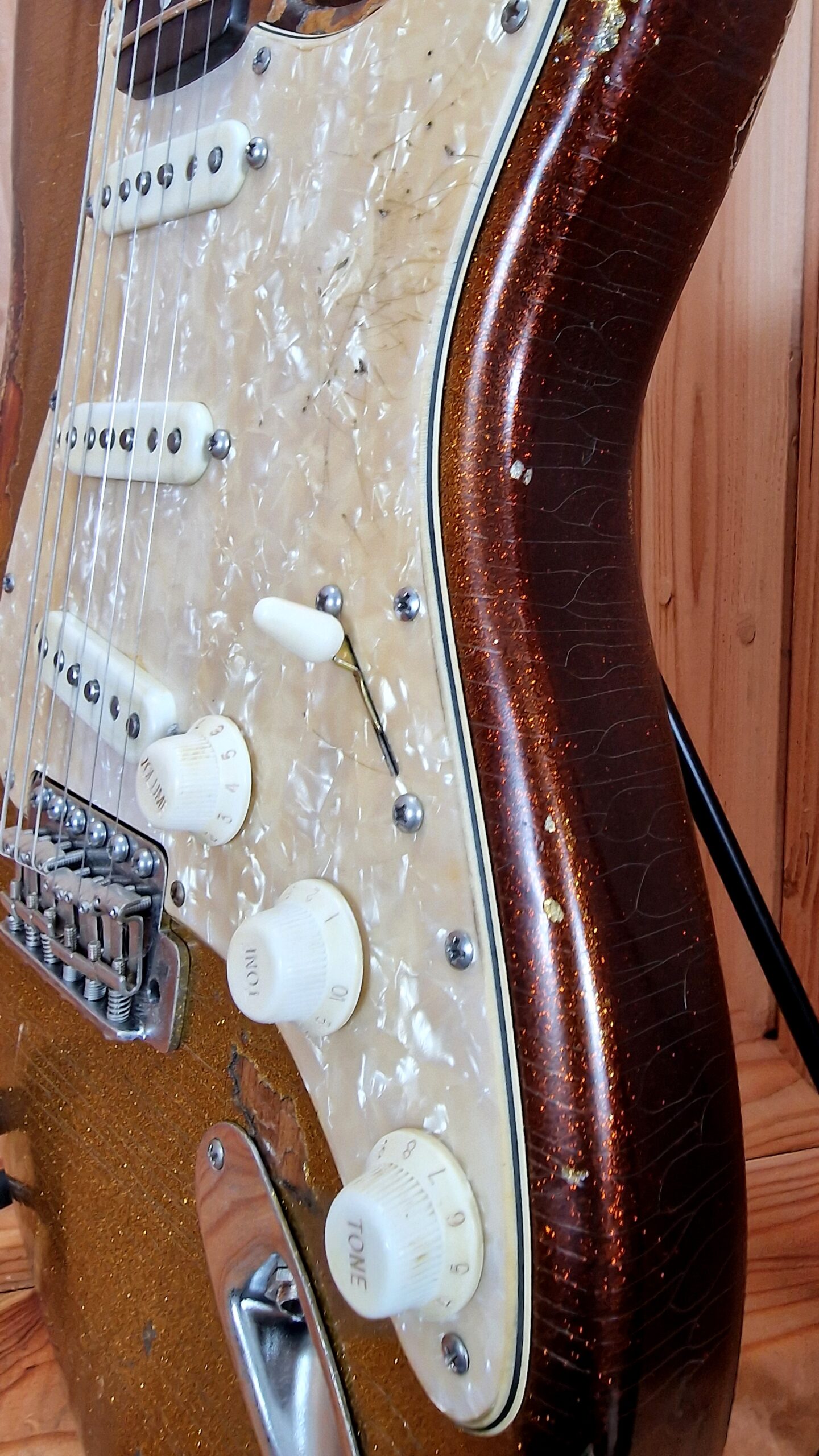 Maybach Stradovari Masterbuilt Gold Sparkle over Sunburst, inkl. Plek Service – Bild 11