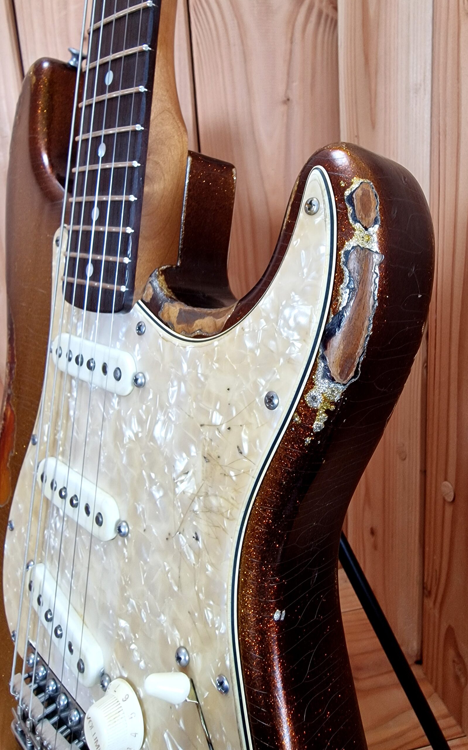 Maybach Stradovari Masterbuilt Gold Sparkle over Sunburst, inkl. Plek Service – Bild 12