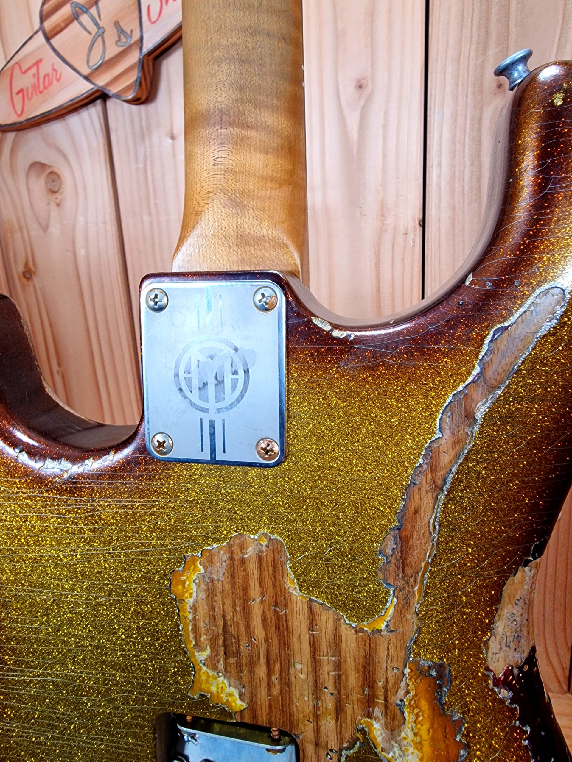 Maybach Stradovari Masterbuilt Gold Sparkle over Sunburst, inkl. Plek Service – Bild 23