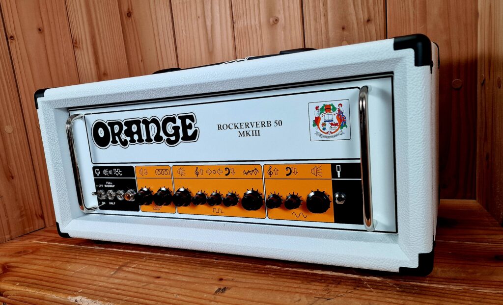 Orange Rockerverb RK50H WH MKIII, Ltd Edition White Tolex – Bild 2