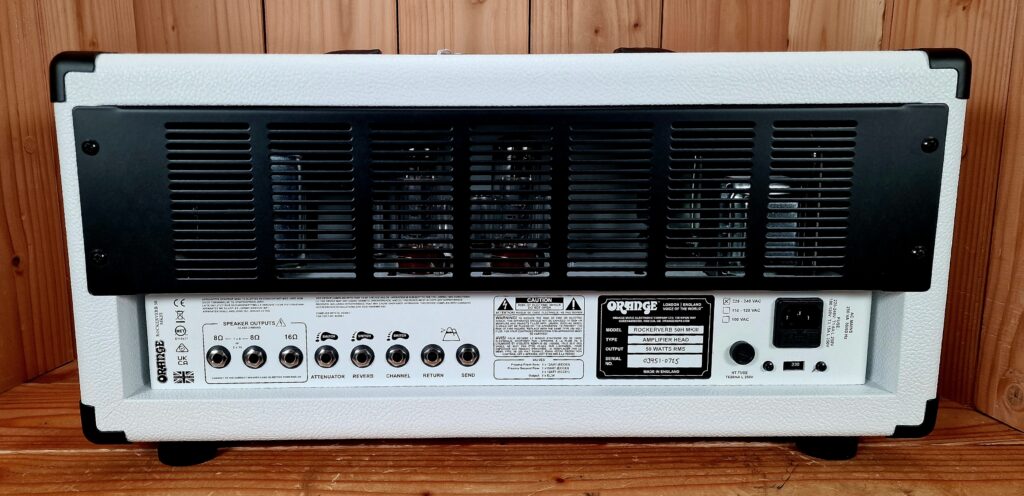 Orange Rockerverb RK50H WH MKIII, Ltd Edition White Tolex – Bild 7