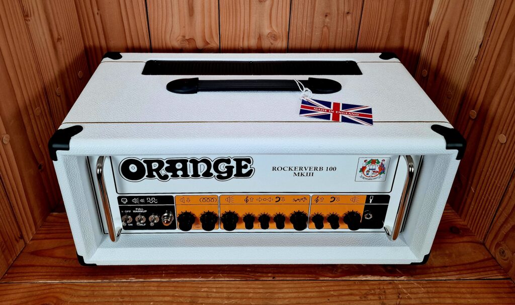 Orange Rockerverb RK100H WH MKIII, Ltd Edition White Tolex – Bild 2