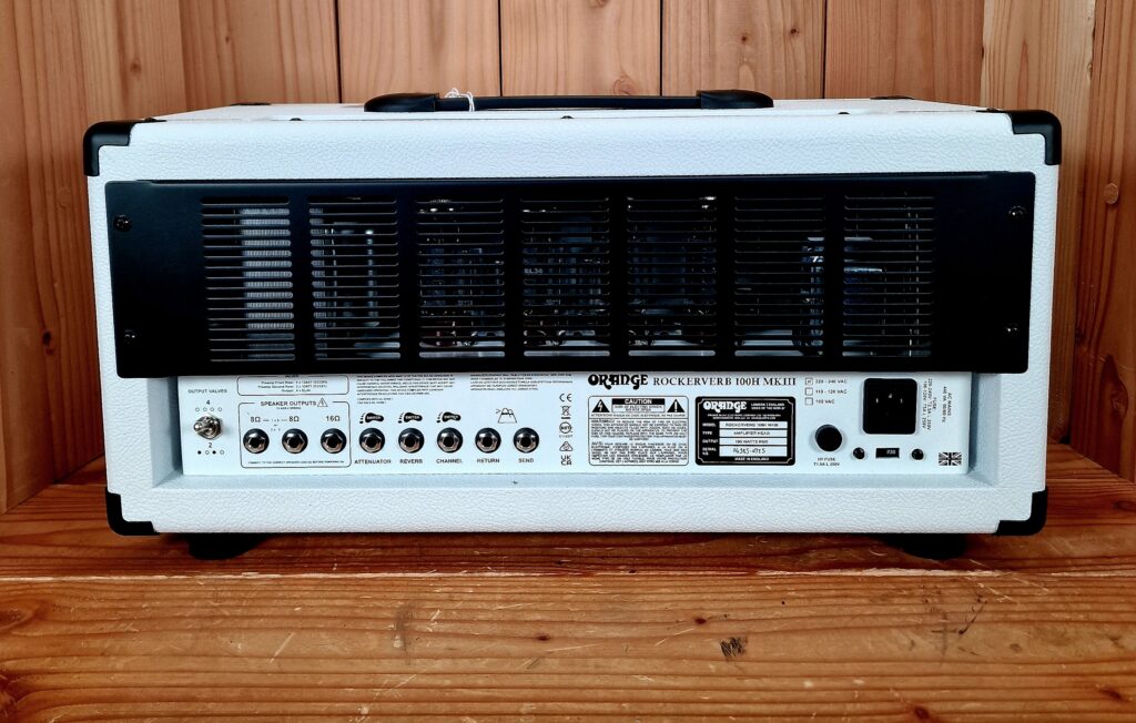 Orange Rockerverb RK100H WH MKIII, Ltd Edition White Tolex – Bild 6