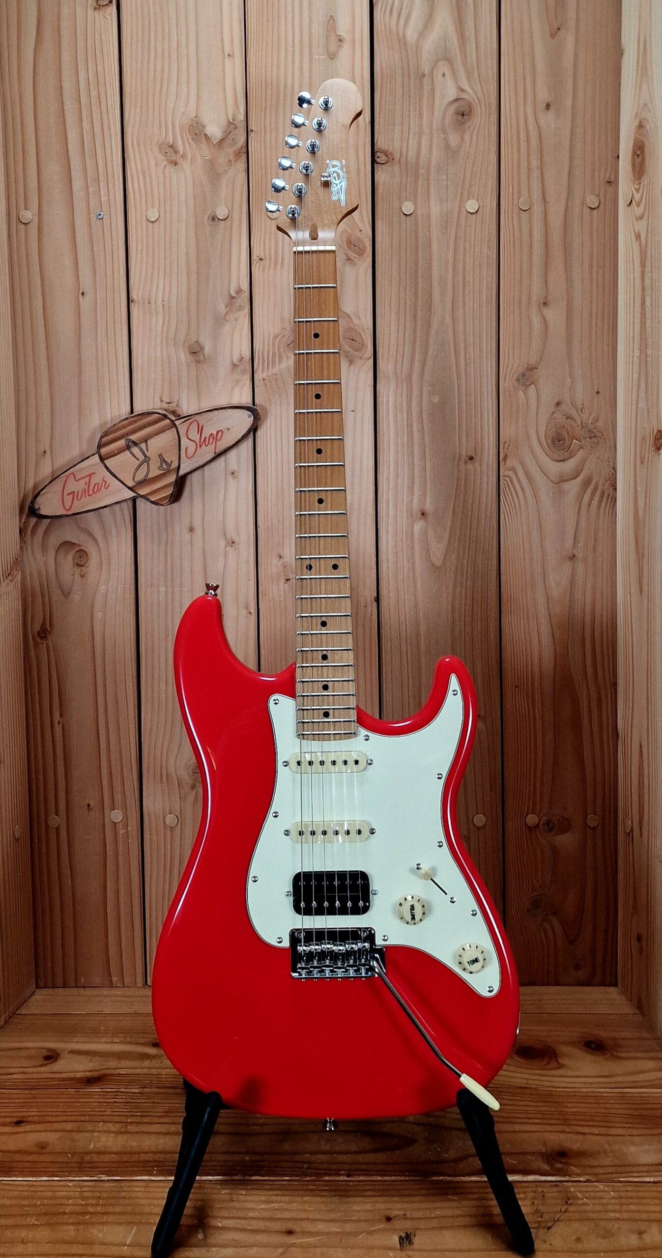 Jet Guitars JS-400 Coral Red – Bild 4