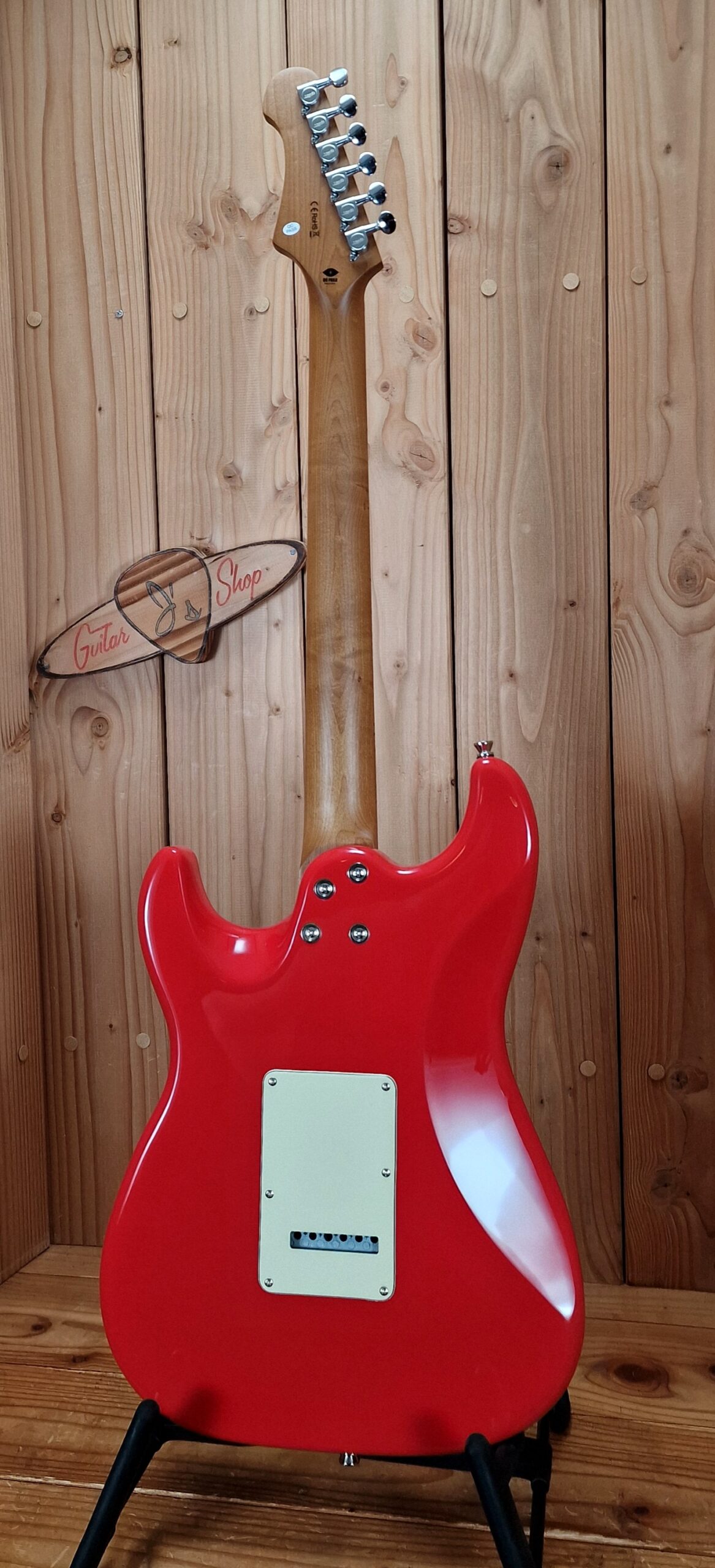 Jet Guitars JS-400 Coral Red – Bild 7