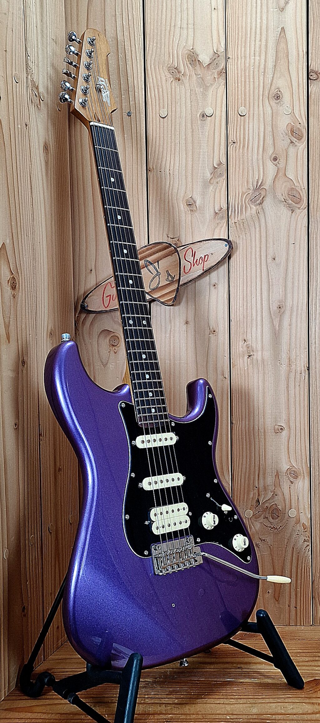 Jet Guitars JS-400 PLM R, Satin Purple – Bild 4