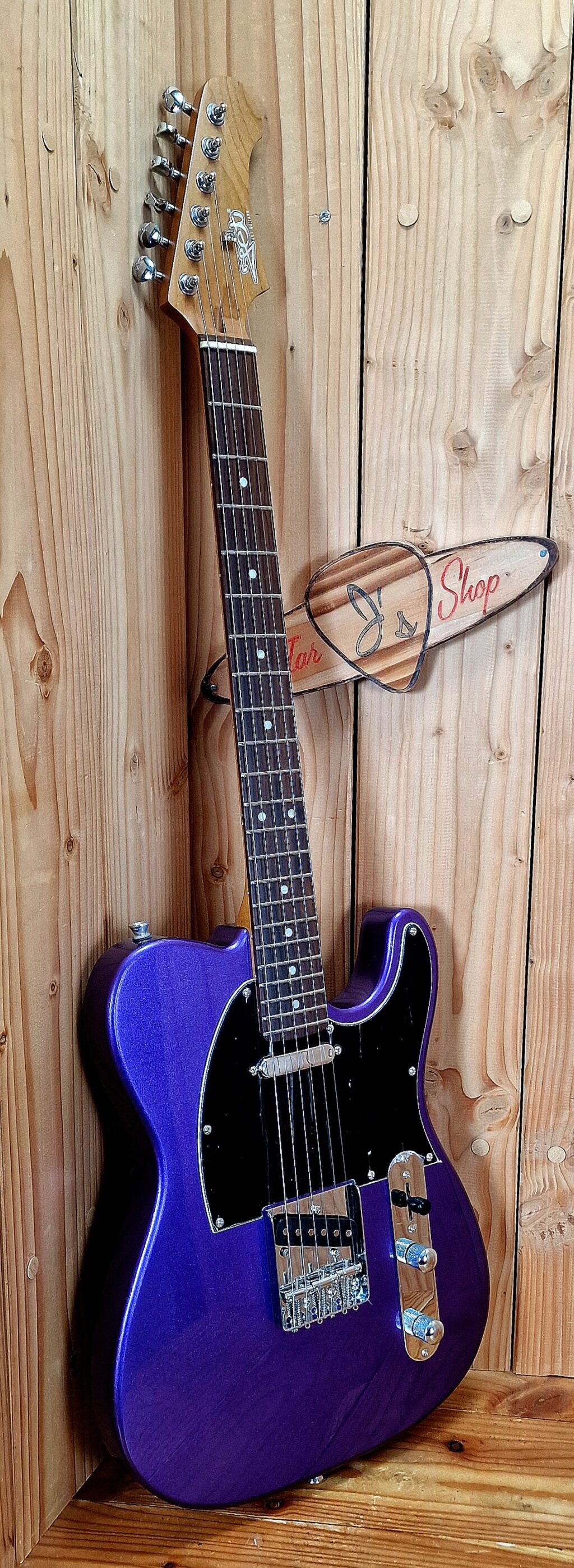 Jet Guitars JT-300 PLM R, Satin Purple – Bild 9