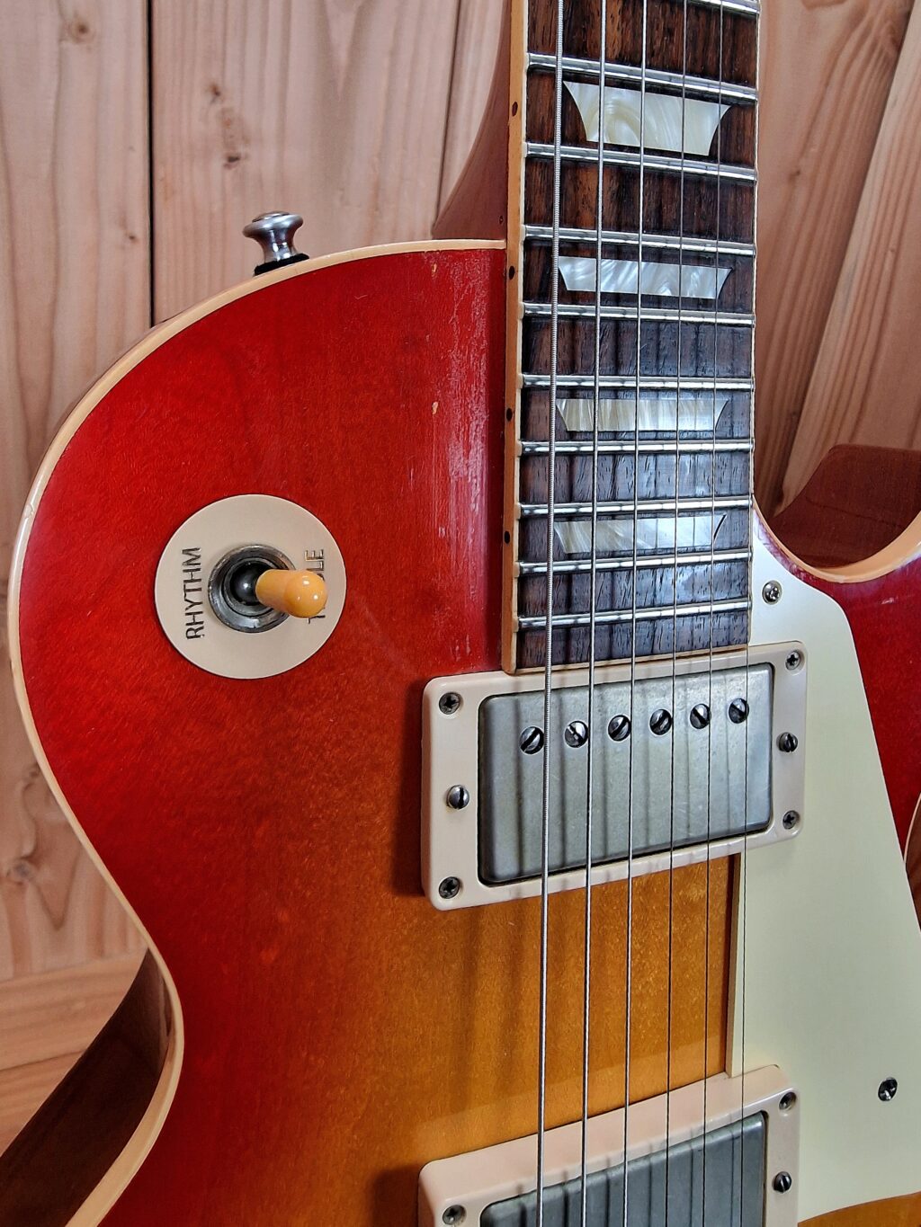 Gibson Custom Shop ’58 Les Paul Standard Reissue Plaintop VOS, Cherry Sunburst Bj. 2006 – Bild 8