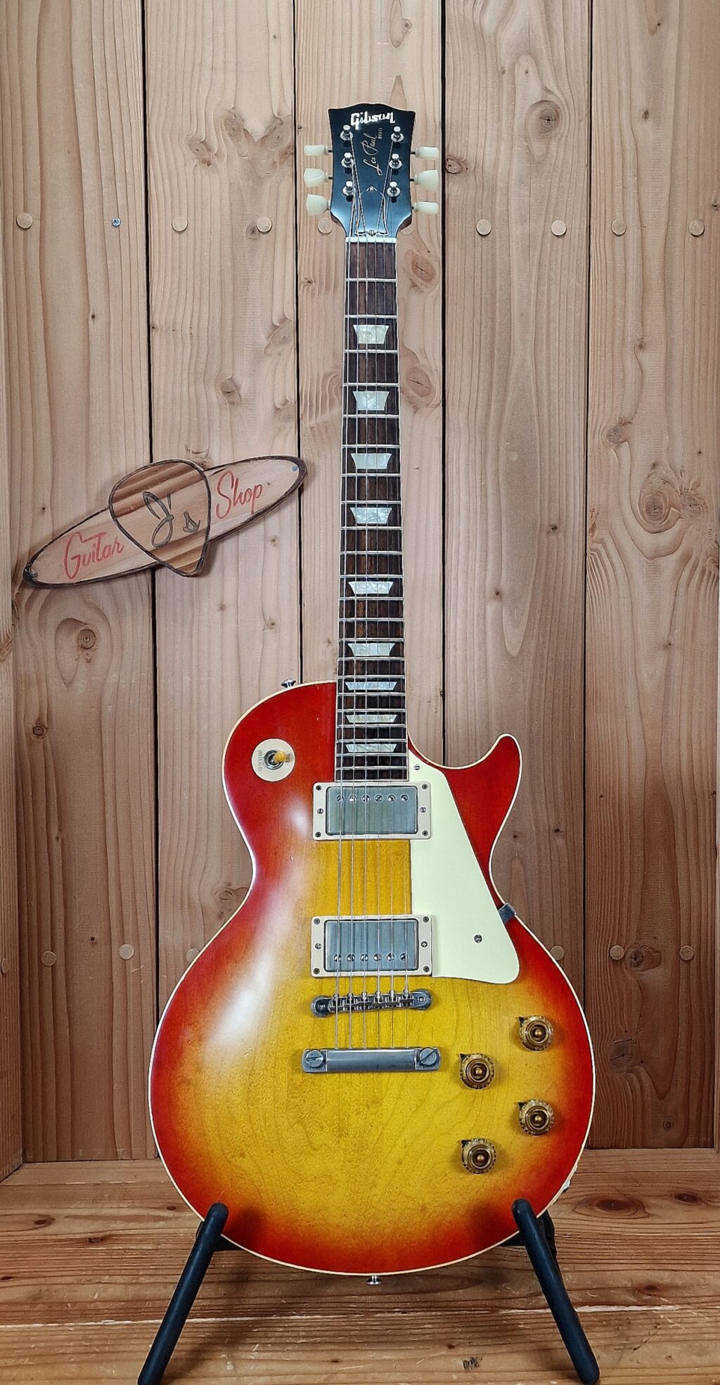 Gibson Custom Shop ’58 Les Paul Standard Reissue Plaintop VOS, Cherry Sunburst Bj. 2006 – Bild 10