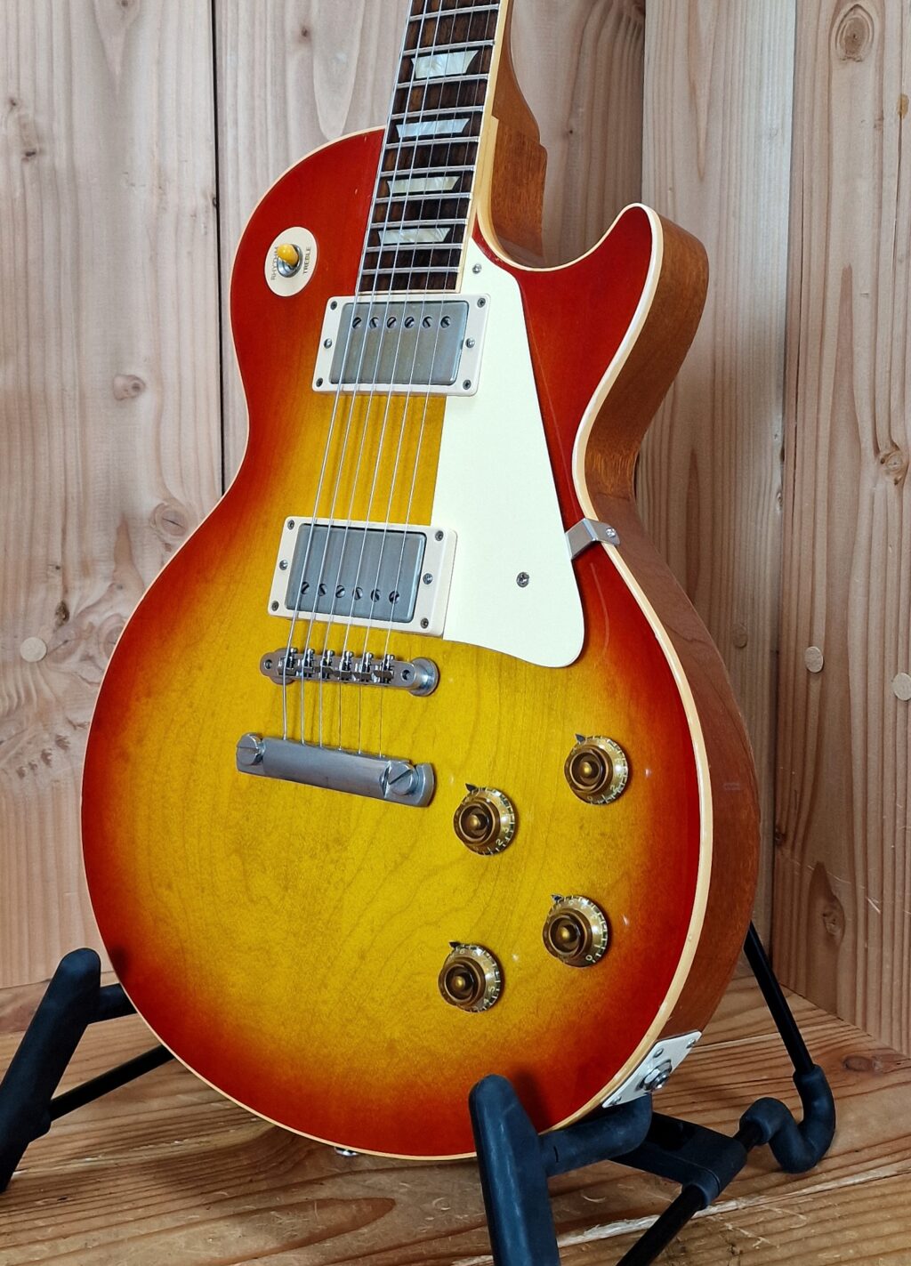 Gibson Custom Shop ’58 Les Paul Standard Reissue Plaintop VOS, Cherry Sunburst Bj. 2006 – Bild 12