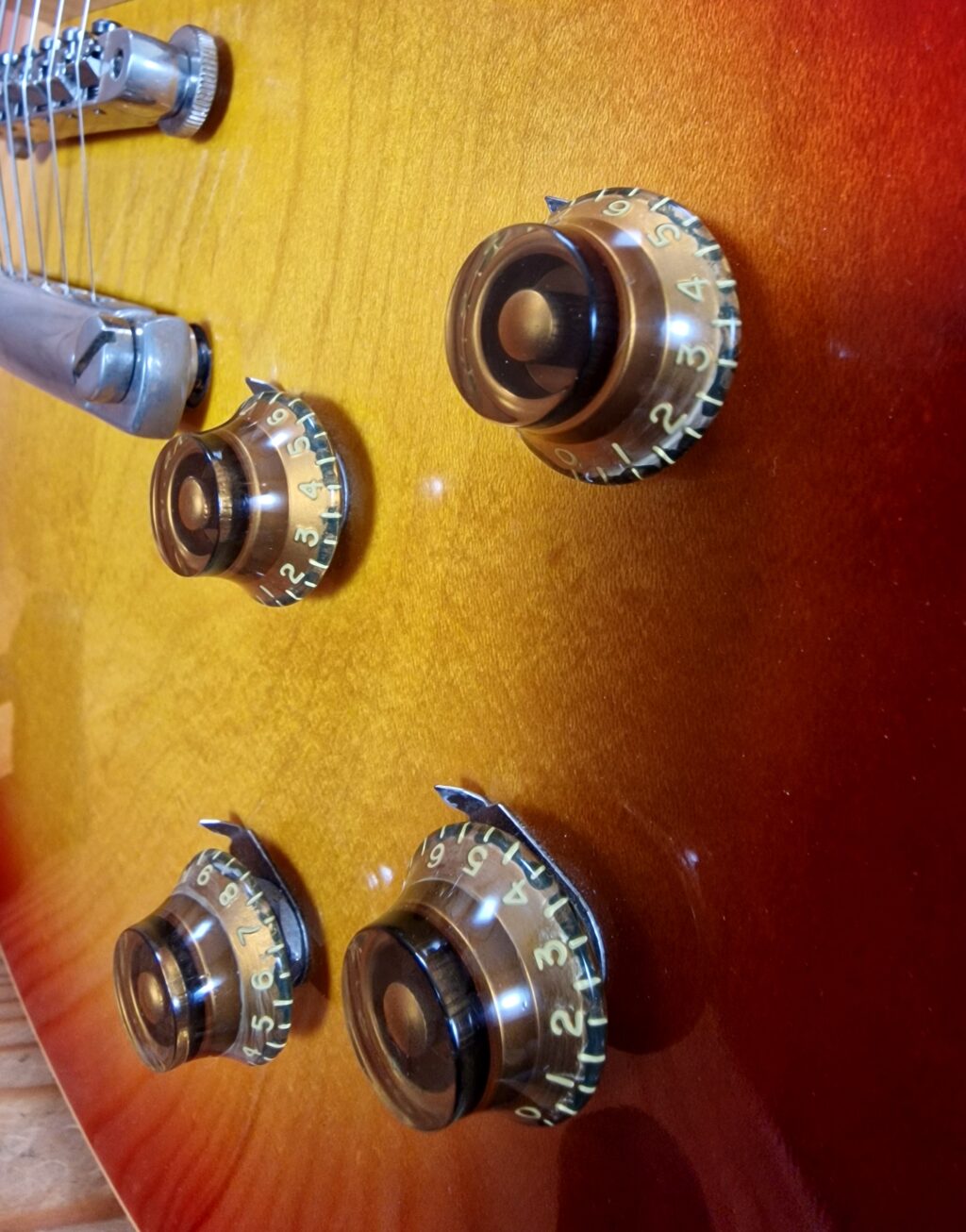 Gibson Custom Shop ’58 Les Paul Standard Reissue Plaintop VOS, Cherry Sunburst Bj. 2006 – Bild 13