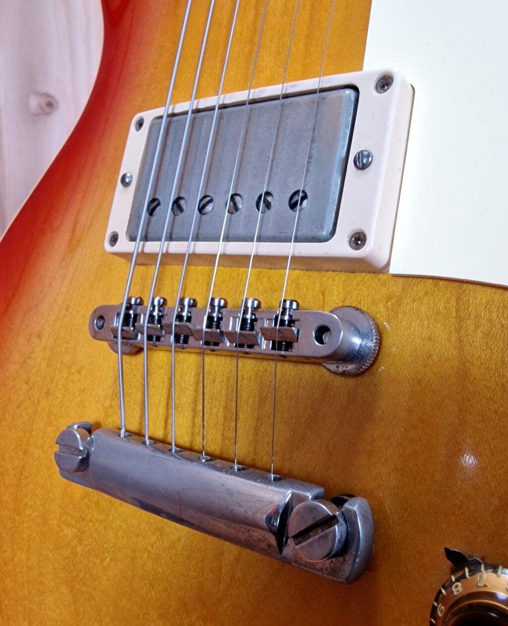 Gibson Custom Shop ’58 Les Paul Standard Reissue Plaintop VOS, Cherry Sunburst Bj. 2006 – Bild 14