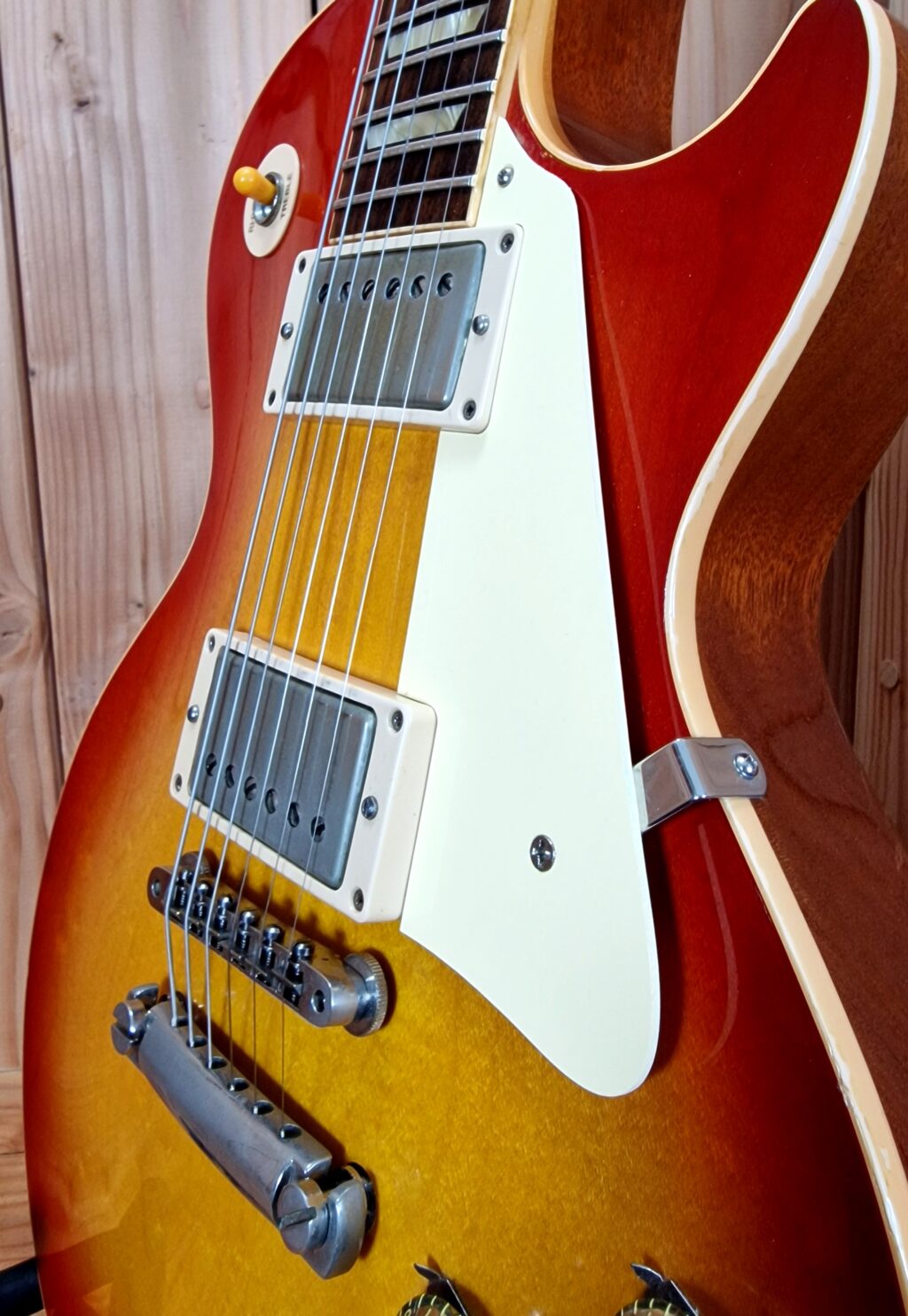 Gibson Custom Shop ’58 Les Paul Standard Reissue Plaintop VOS, Cherry Sunburst Bj. 2006 – Bild 18