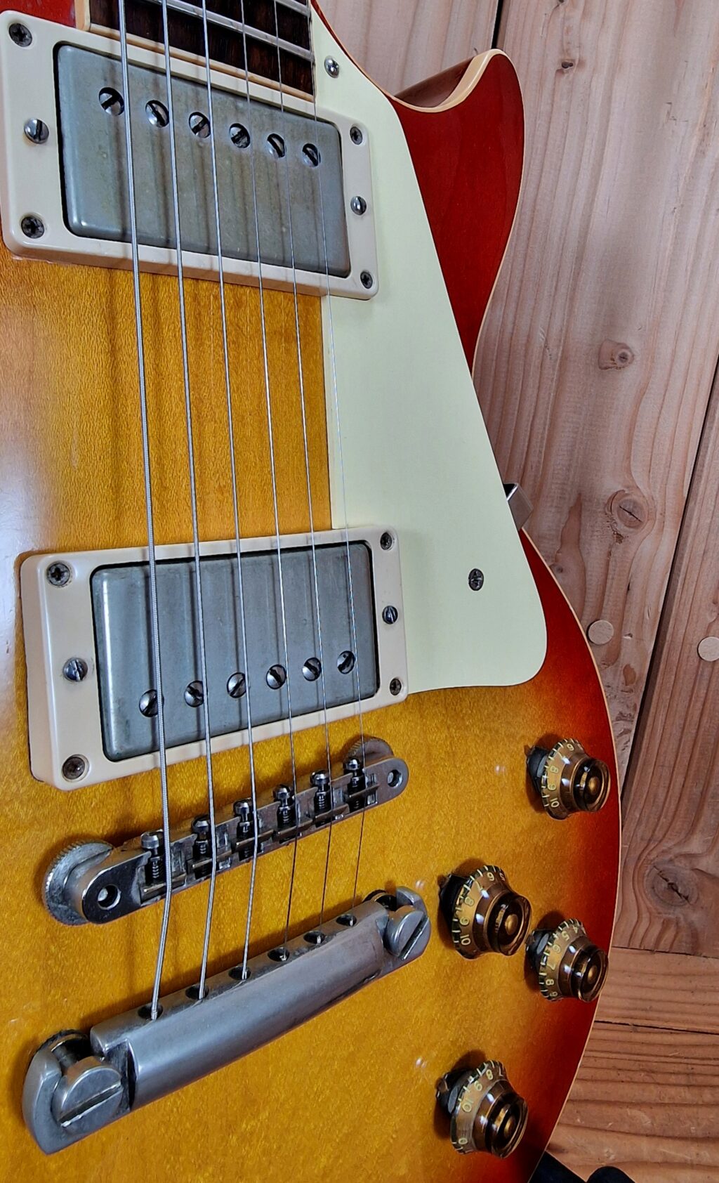Gibson Custom Shop ’58 Les Paul Standard Reissue Plaintop VOS, Cherry Sunburst Bj. 2006 – Bild 25