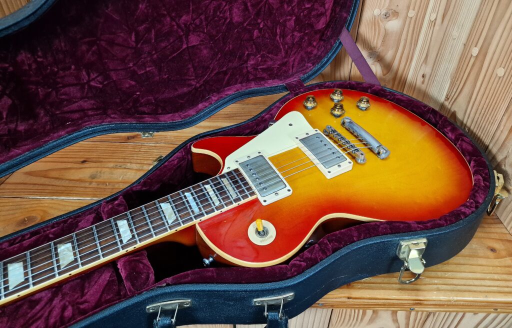 Gibson Custom Shop ’58 Les Paul Standard Reissue Plaintop VOS, Cherry Sunburst Bj. 2006 – Bild 40