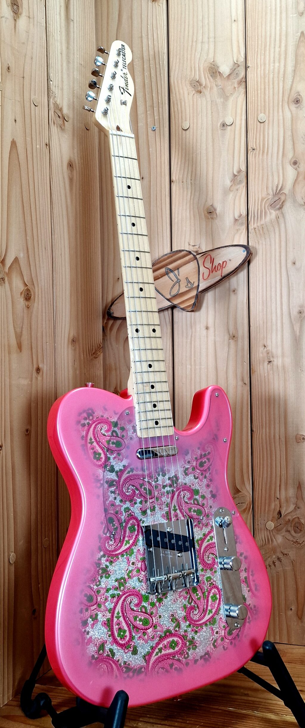 Fender Classic 69 Telecaster Pink Paisley, miJ Bj. 2016 incl. Pink Fender Case – Bild 8