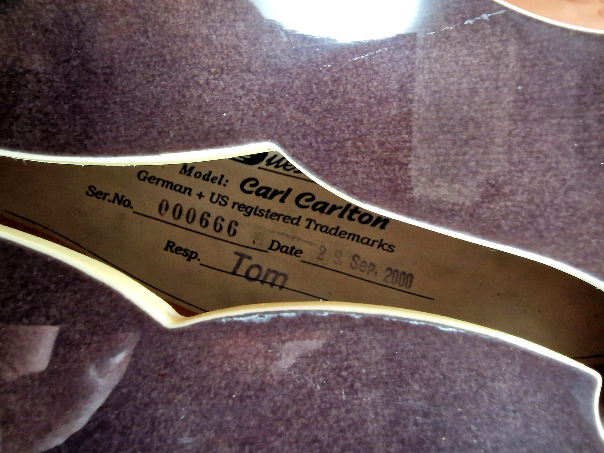 Duesenberg Carl Carlton See Through Black, Bj. 2000 – Bild 7