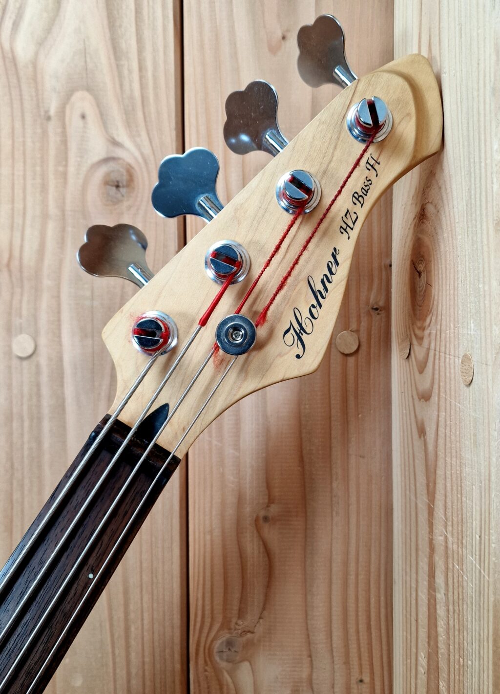 Hohner HZ-FL, Fretless Bass Ivory, 1990´s inkl. Koffer – Bild 11