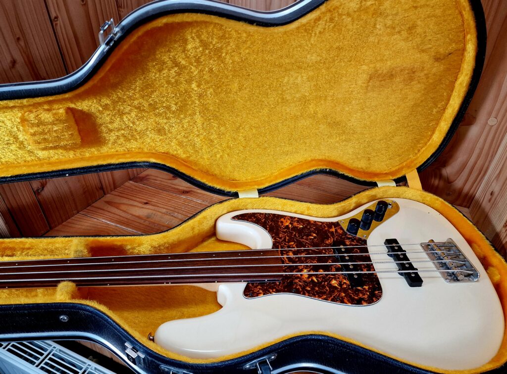 Hohner HZ-FL, Fretless Bass Ivory, 1990´s inkl. Koffer – Bild 14