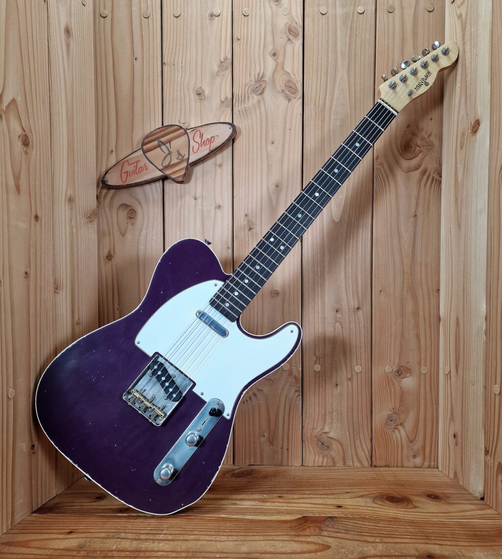 Maybach Cs Maybach Texonian T61 CS Special, Cosmic Wine aged - J's Guitarshop