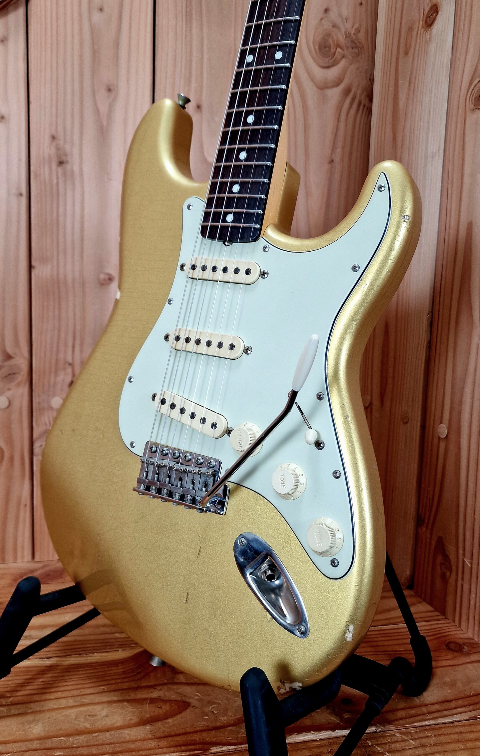 Del-Tone 60’s S-style Gold - Medium aged - Gloss – Bild 6